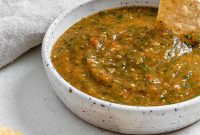 Zesty Tomatillo Green Chili Salsa