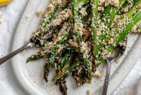 Garlic Lemon Roasted Asparagus