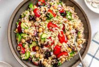 Zesty Lemon Orzo Salad