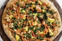 Irresistible Vegan Thai Pizza
