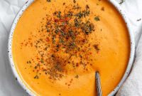 Smoky Roasted Red Pepper Hummus