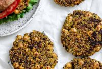 Golden Quinoa Chickpea Fritters