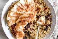 Warm Apple Quinoa Breakfast