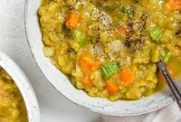 Golden Vegan Split Pea Goodness