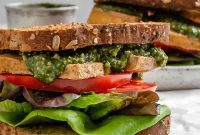 Pesto Tofu Sandwich: Simple Savory Superb