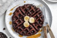 Guilt-Free Chocolate Protein Waffles