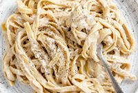 Decadent Vegan Fettuccine Alfredo