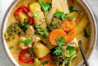 Creamy One-Pot Vegan Yellow Tofu Curry