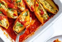 Creamy Vegan Stuffed Shells