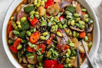 Edamame Vegetable Flash Fry