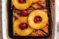 Golden Pineapple Glazed Tofu Ham