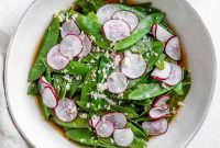 Sugar Snap Peas with Horseradish Fire