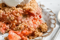 Homestyle Vegan Plum Crisp