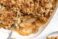 Easy Vegan Pear Crisp or Crumble