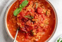 Turkish Embered Pepper Tomato Soup
