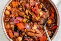 The Ultimate Vegan Bean Chili stovetop Slow Cooker Instant Pot