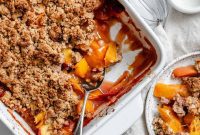 Effortless Vegan Peach Cobbler