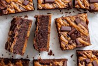 Swirled Biscoff Fudgy Brownies