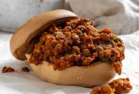 Hearty Lentil Sloppy Joes for Stove Top or Slow Cooker