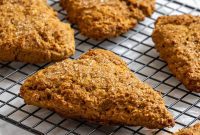 Fluffy Autumn Spiced Vegan Pumpkin Scones