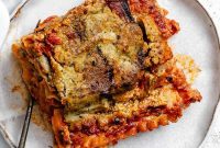 Hearty Vegan Eggplant Lasagna