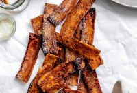 Golden Crispy Tofu Bacon