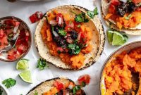 Hearty Sweet Potato Black Bean Tacos
