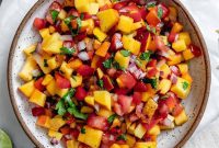 Sweet & Simple Peach Salsa