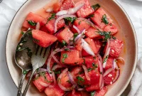 Basil-Kissed Watermelon Salad