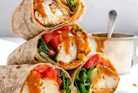 Flavor-Packed Cauliflower Wraps BBQ or Buffalo