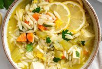 Sunshine Lemon Orzo Soup