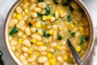 Creamy Plant-Based White Bean Chili