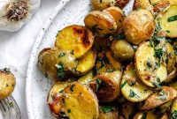 Rosemary Garlic Roasted Baby Potatoes