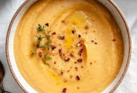 Maple-Kissed Roasted Parsnip Soup