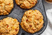 Fluffy Vegan Cornbread Muffins