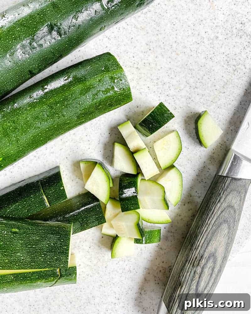 Roasted Harvest Tacos 4 sliced zucchini against a white background