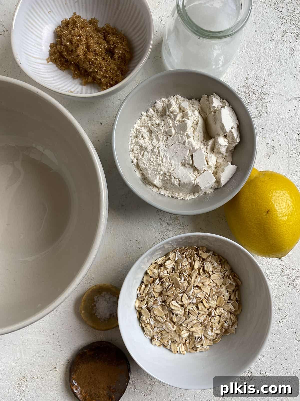 individual bowls alongside each other against a white background