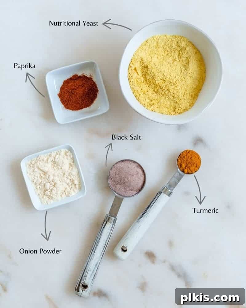 Egg Flavor Seasoning Mason Jar with Yellow Colored Egg Flavor Seasoning