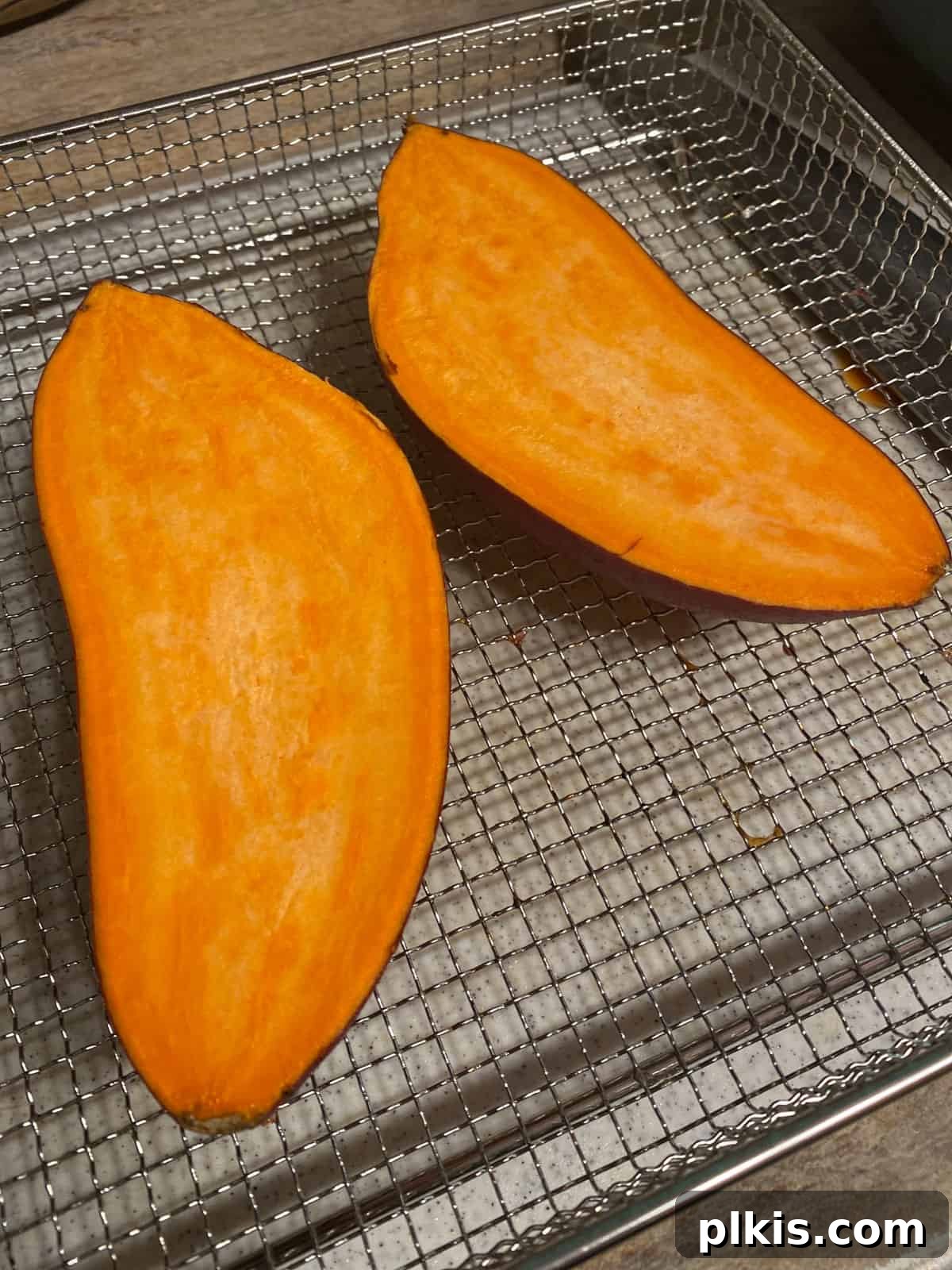 Sweet Potato Toast: Beyond Bread 4 Sliced sweet potato on a baking tray, ready to be cooked.