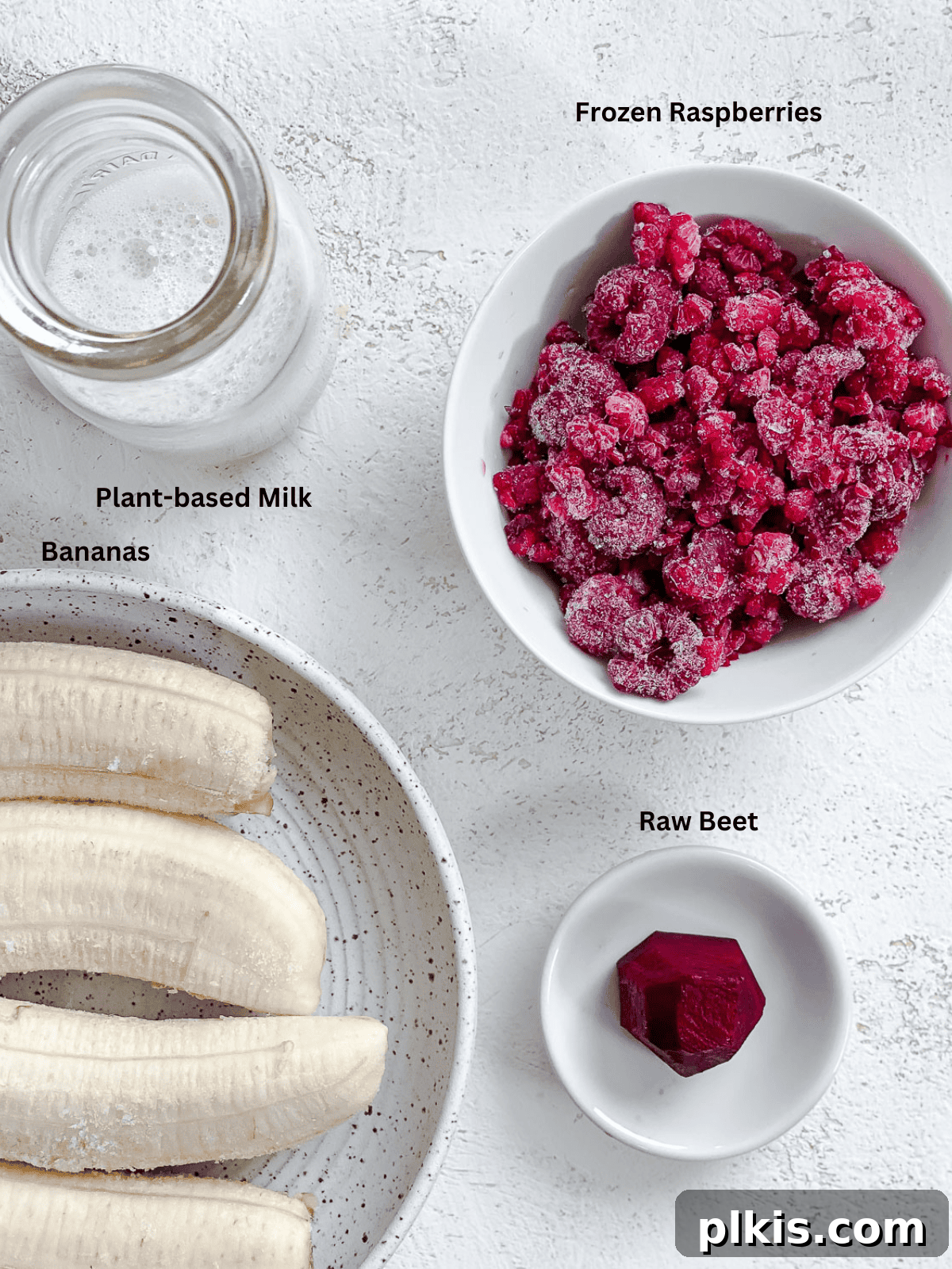 Ruby Red Refresher 3 ingredients for Quick Fruit and Beet Smoothie