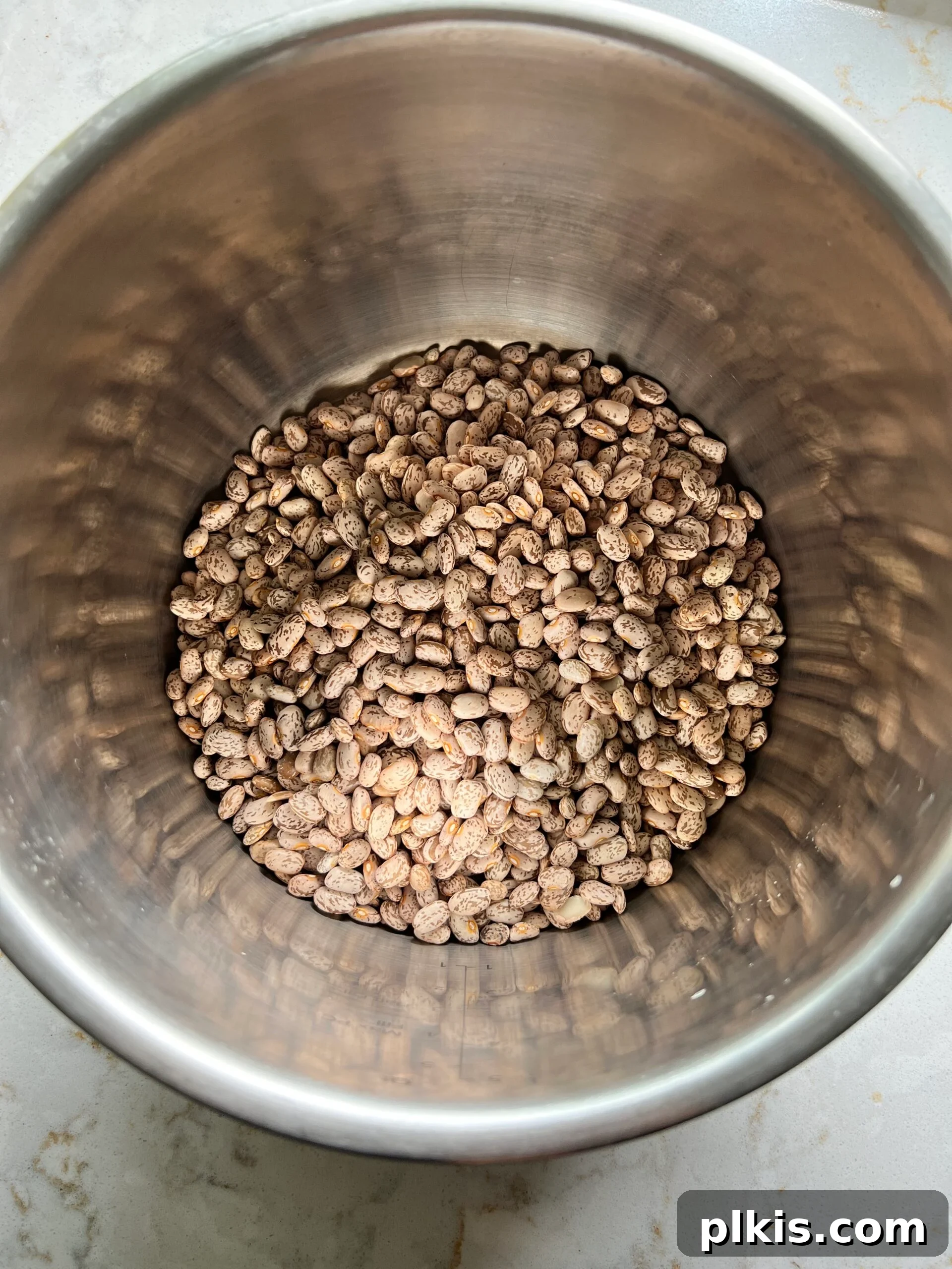 Perfectly Cooked Instant Pot Pinto Beans 4 process shot of pinto beans in instant pot bowl