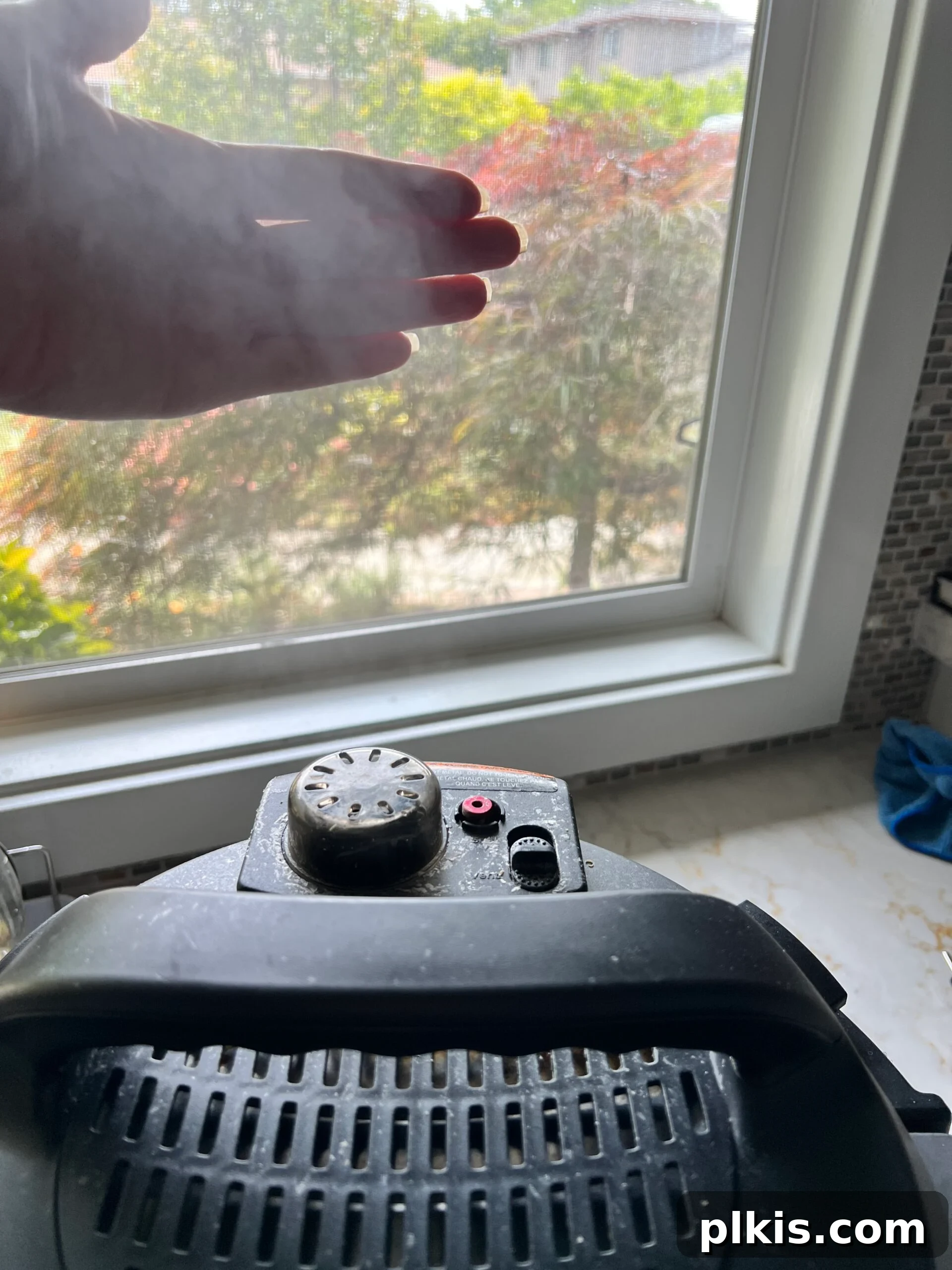 Perfectly Cooked Instant Pot Pinto Beans 9 process shot of steam being released from instant pot
