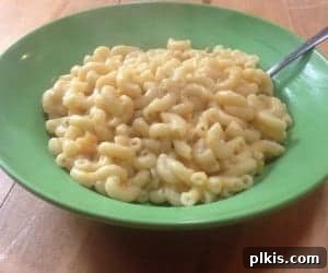 Plant-Based Budget Challenge for Two: Week 3 5 Bowl filled with vegan sweet potato macaroni and "cheese."
