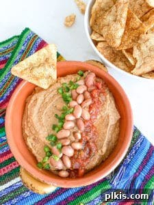 Nutritional Yeast: The Flavor-Boosting, Health-Hacking Kitchen Staple 3 A bowl of vegan pinto bean dip.