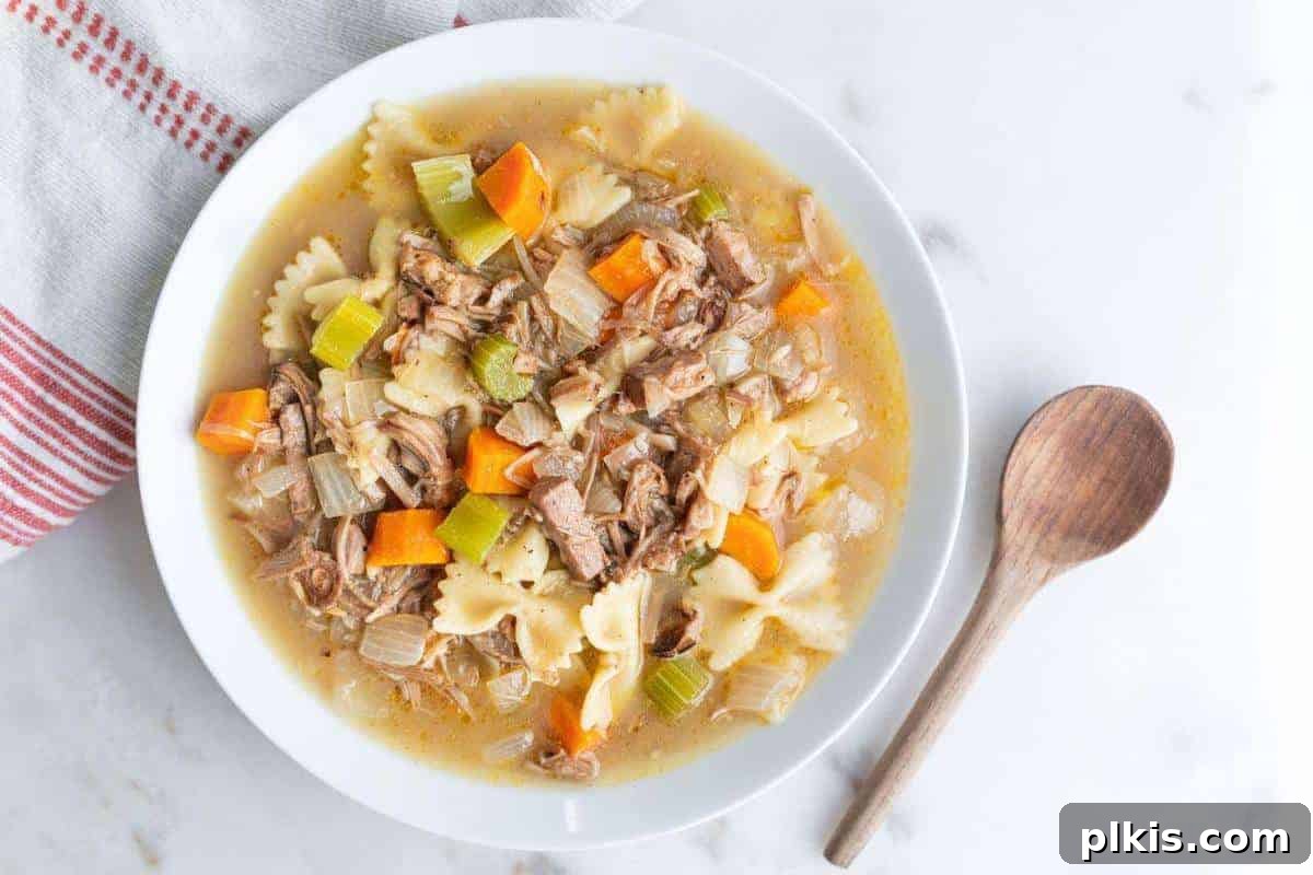 23 Soul-Soothing Vegan Soup Recipes 20 Jackfruit 'Chicken' Noodle Soup