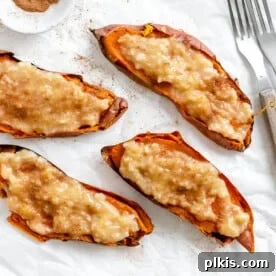 completed Easy Sweet Potato Toast pieces spread out on a white surface