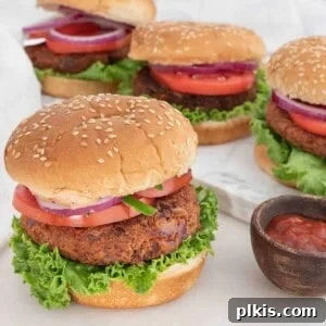 Spicy Red Bean Burger patty