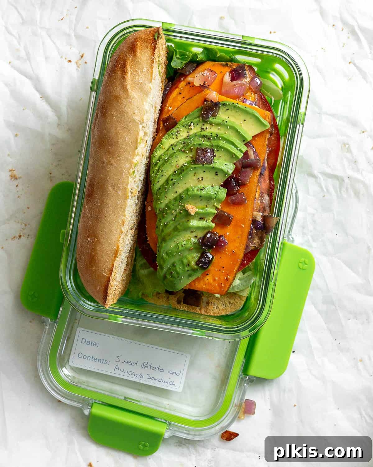 Signature Sweet Potato Sandwich 8 A final artistic shot of the completed Sweet Potato Sandwiches on a clean white surface.