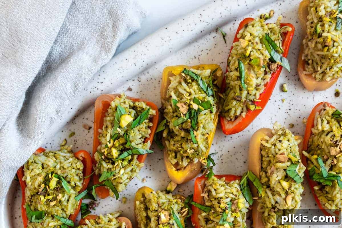 Stuffed Roasted Sweet Peppers 