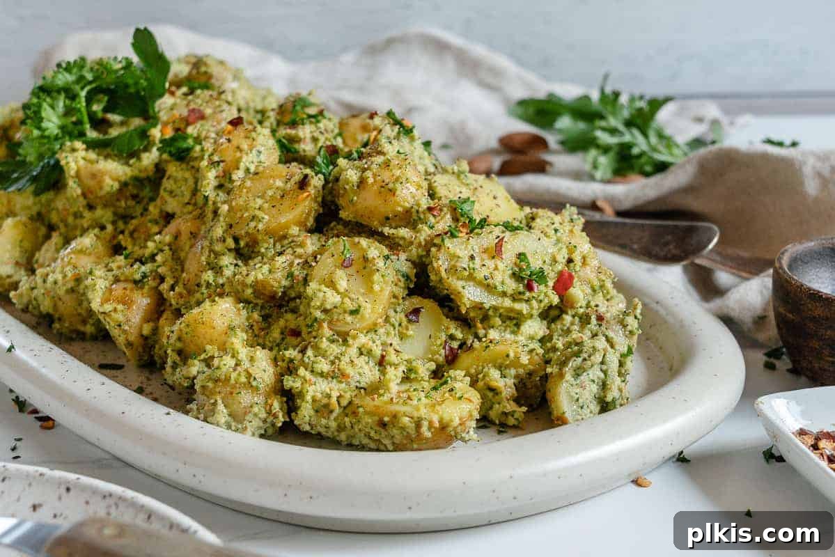Almond Parsley Potatoes